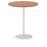 Italia Round Poseur Table Bistro Tables Dynamic Office Solutions Walnut 1000 1145mm