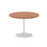 Italia Round Poseur Table Bistro Tables Dynamic Office Solutions Walnut 1000 725mm