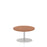 Italia Round Poseur Table Bistro Tables Dynamic Office Solutions Walnut 800 475mm