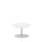 Italia Round Poseur Table Bistro Tables Dynamic Office Solutions White 800 475mm