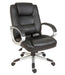 Lumbar Massage Faux Leather Office Chair Office Chair Teknik Black 