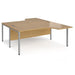 Maestro 25 back to back ergonomic office desks Desking Dams 