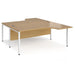 Maestro 25 back to back ergonomic office desks Desking Dams 