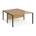 Maestro 25 back to back wave office desks Desking Dams 