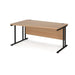 Maestro 25 left hand cantilever leg wave office desk Desking Dams 