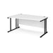 Maestro 25 left hand cantilever leg wave office desk Desking Dams 