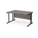 Maestro 25 left hand cantilever leg wave office desk Desking Dams 