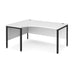 Maestro 25 left hand ergonomic office desk Desking Dams 