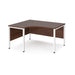 Maestro 25 left hand ergonomic office desk Desking Dams 