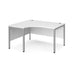 Maestro 25 left hand ergonomic office desk Desking Dams 