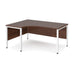 Maestro 25 left hand ergonomic office desk Desking Dams 