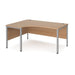 Maestro 25 left hand ergonomic office desk Desking Dams 