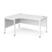 Maestro 25 left hand ergonomic office desk Desking Dams 