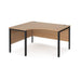 Maestro 25 left hand ergonomic office desk Desking Dams 