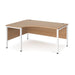 Maestro 25 left hand ergonomic office desk Desking Dams 