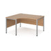 Maestro 25 left hand ergonomic office desk Desking Dams 