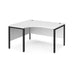 Maestro 25 left hand ergonomic office desk Desking Dams 