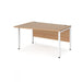 Maestro 25 left hand wave office desk Desking Dams 