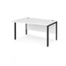 Maestro 25 left hand wave office desk Desking Dams 