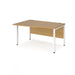 Maestro 25 left hand wave office desk Desking Dams 