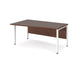 Maestro 25 left hand wave office desk Desking Dams 