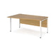 Maestro 25 left hand wave office desk Desking Dams 