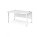 Maestro 25 left hand wave office desk Desking Dams 