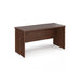 Maestro 25 panel leg narrow straight office desk Desking Dams Walnut 1400mm x 600mm 