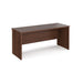 Maestro 25 panel leg narrow straight office desk Desking Dams Walnut 1600mm x 600mm 