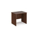 Maestro 25 panel leg narrow straight office desk Desking Dams Walnut 800mm x 600mm 