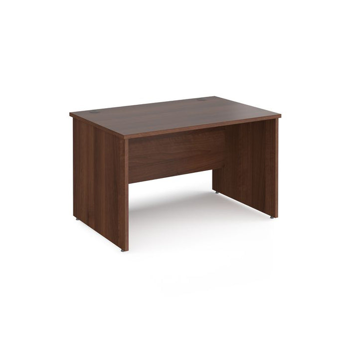 Maestro 25 Panel Leg straight office desk Desking Dams Walnut 1200mm x 800mm 