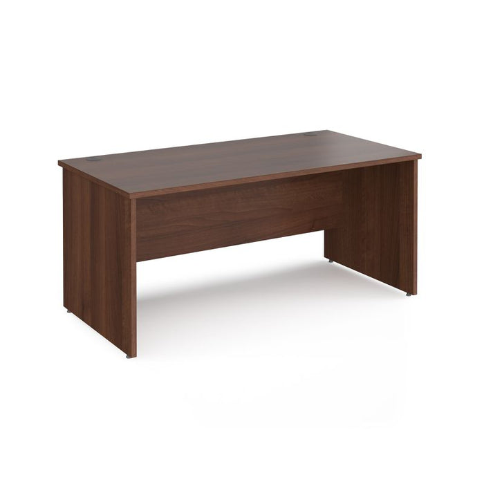 Maestro 25 Panel Leg straight office desk Desking Dams Walnut 1600mm x 800mm 