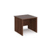 Maestro 25 Panel Leg straight office desk Desking Dams Walnut 800mm x 800mm 