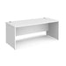 Maestro 25 Panel Leg straight office desk Desking Dams White 1800mm x 800mm 