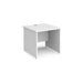 Maestro 25 Panel Leg straight office desk Desking Dams White 800mm x 800mm 