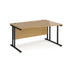 Maestro 25 right hand cantilever leg wave office desk Desking Dams 