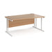 Maestro 25 right hand cantilever leg wave office desk Desking Dams 