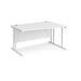 Maestro 25 right hand cantilever leg wave office desk Desking Dams 