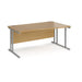 Maestro 25 right hand cantilever leg wave office desk Desking Dams 