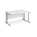 Maestro 25 right hand cantilever leg wave office desk Desking Dams 