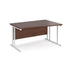 Maestro 25 right hand cantilever leg wave office desk Desking Dams 