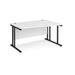 Maestro 25 right hand cantilever leg wave office desk Desking Dams 