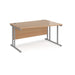 Maestro 25 right hand cantilever leg wave office desk Desking Dams 