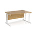 Maestro 25 right hand cantilever leg wave office desk Desking Dams 