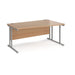 Maestro 25 right hand cantilever leg wave office desk Desking Dams 