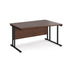 Maestro 25 right hand cantilever leg wave office desk Desking Dams 