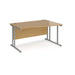 Maestro 25 right hand cantilever leg wave office desk Desking Dams 