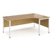 Maestro 25 right hand ergonomic office desk Desking Dams 