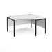 Maestro 25 right hand ergonomic office desk Desking Dams 