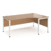 Maestro 25 right hand ergonomic office desk Desking Dams 